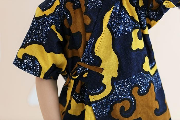 ●Isemomen Cotton Jinbei Set / Raging Billows