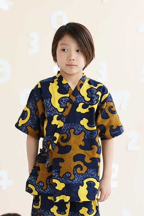 ●Isemomen Cotton Jinbei Set / Raging Billows
