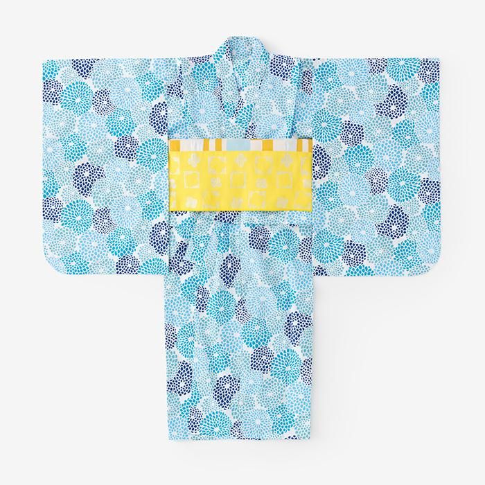 ●SOU・SOU× Kyoto Marubeni 소녀의 어린이 유쿠 카타/키쿠즈쿠시 스주 야카