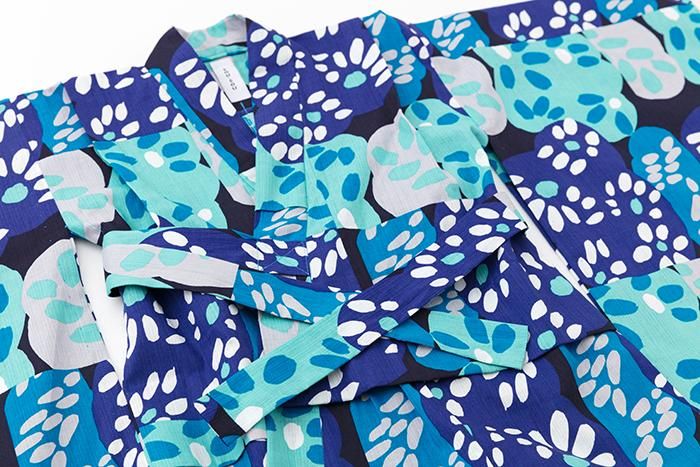 ●SOU・SOU× Kyoto Marubeni 소녀의 어린이 유카타/하나 아리 신나이