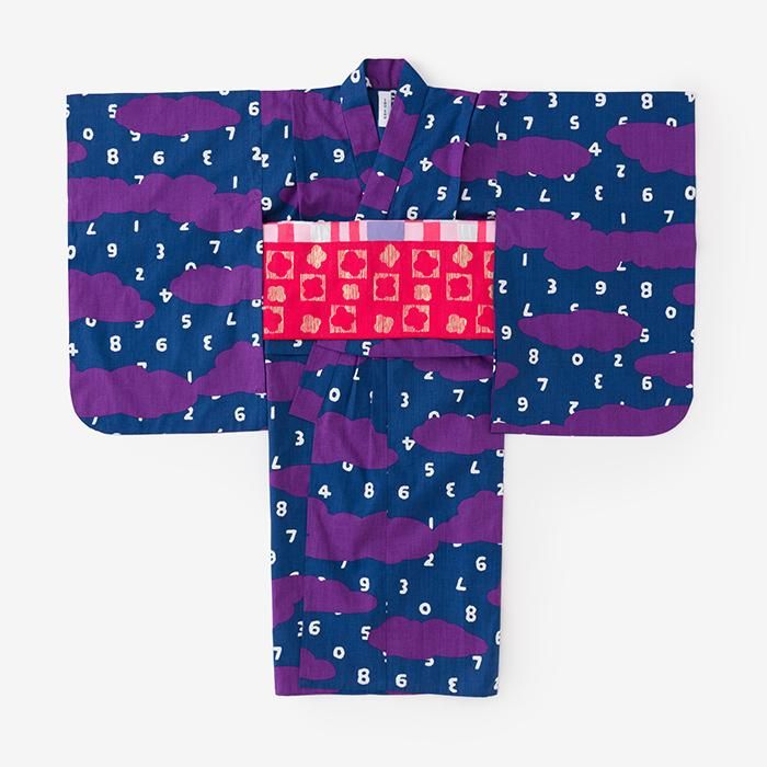 ●SOU・SOU× Kyoto Marubeni 소녀의 어린이 유쿠 카타/Sosu Tokumo Yozora