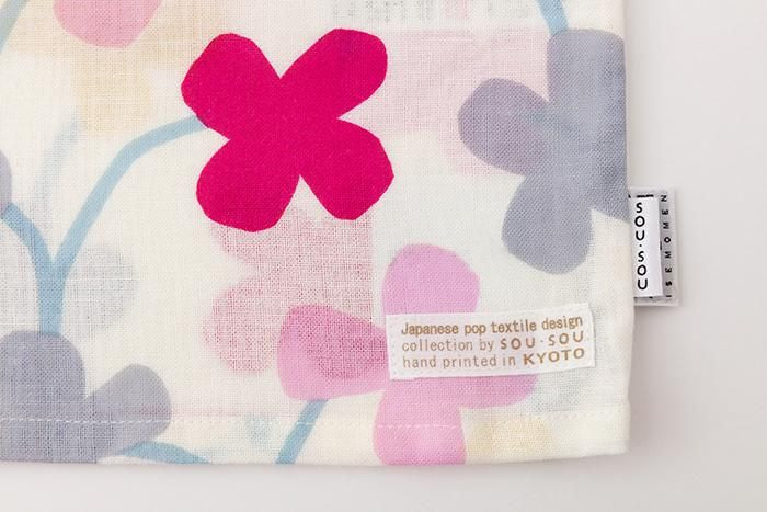 ●伊勢木棉 方形上衣/花遊戲