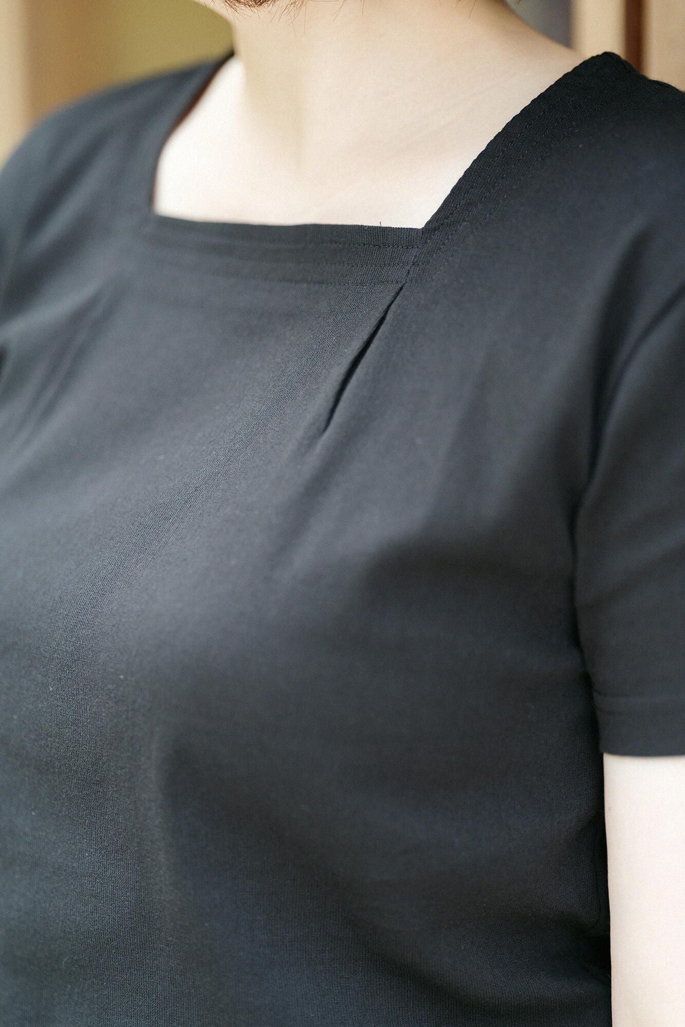 takashima chiku 40/40风(HIFU)吉班短袖/木羽毛颜色(木材)