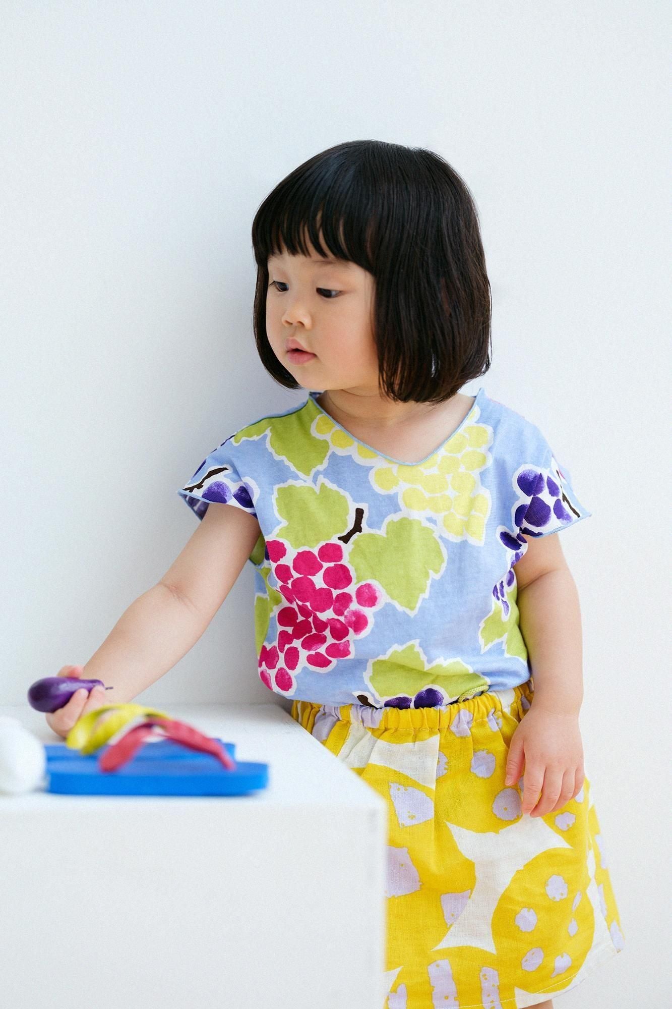 ●無袖上衣/摘葡萄