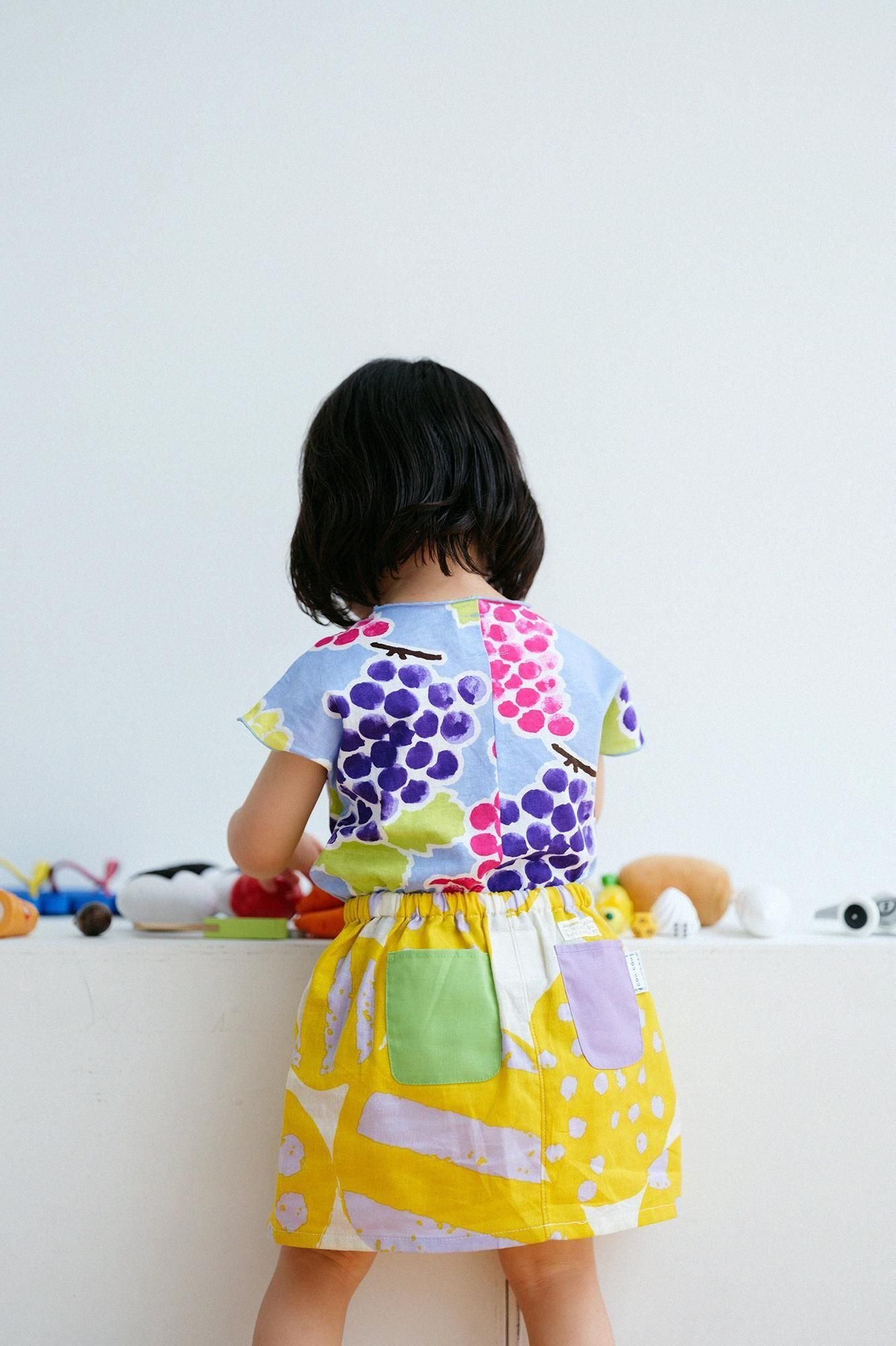 ●無袖上衣/摘葡萄