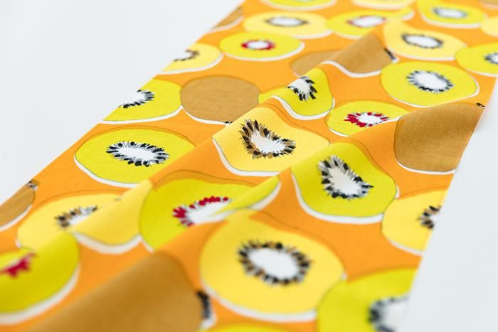 按重量出售的纺织品 (Ise Momen Tenugui)/奇异果 <50cm>