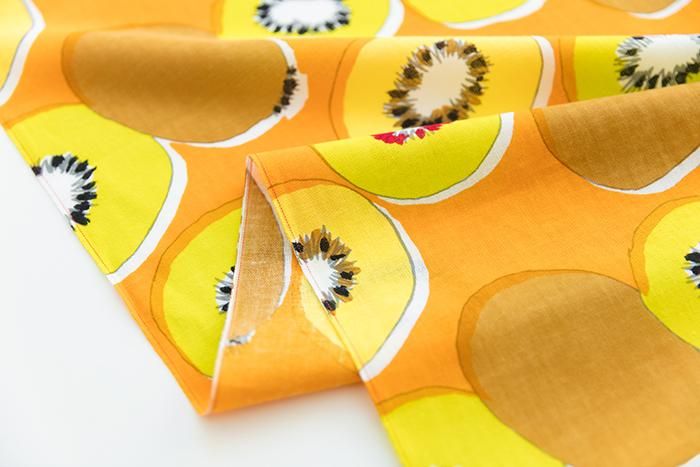 按重量出售的纺织品 (Ise Momen Tenugui)/奇异果 <50cm>