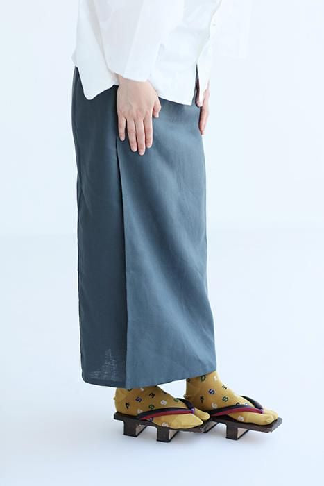 Chaussettes Kanoko Tabi (longueur de l'ANK) / So-Su-U Mustard Color (Karashiro)