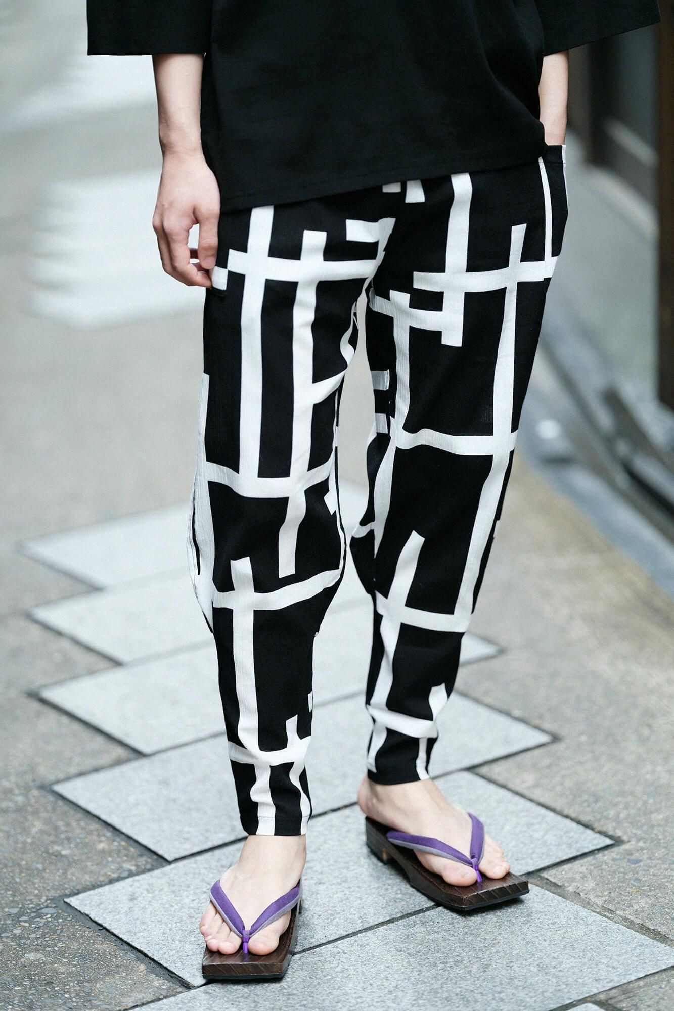 Mikamoyaki Geta/ukon(雄性)大麻,深紫色(Kokimurasaki)