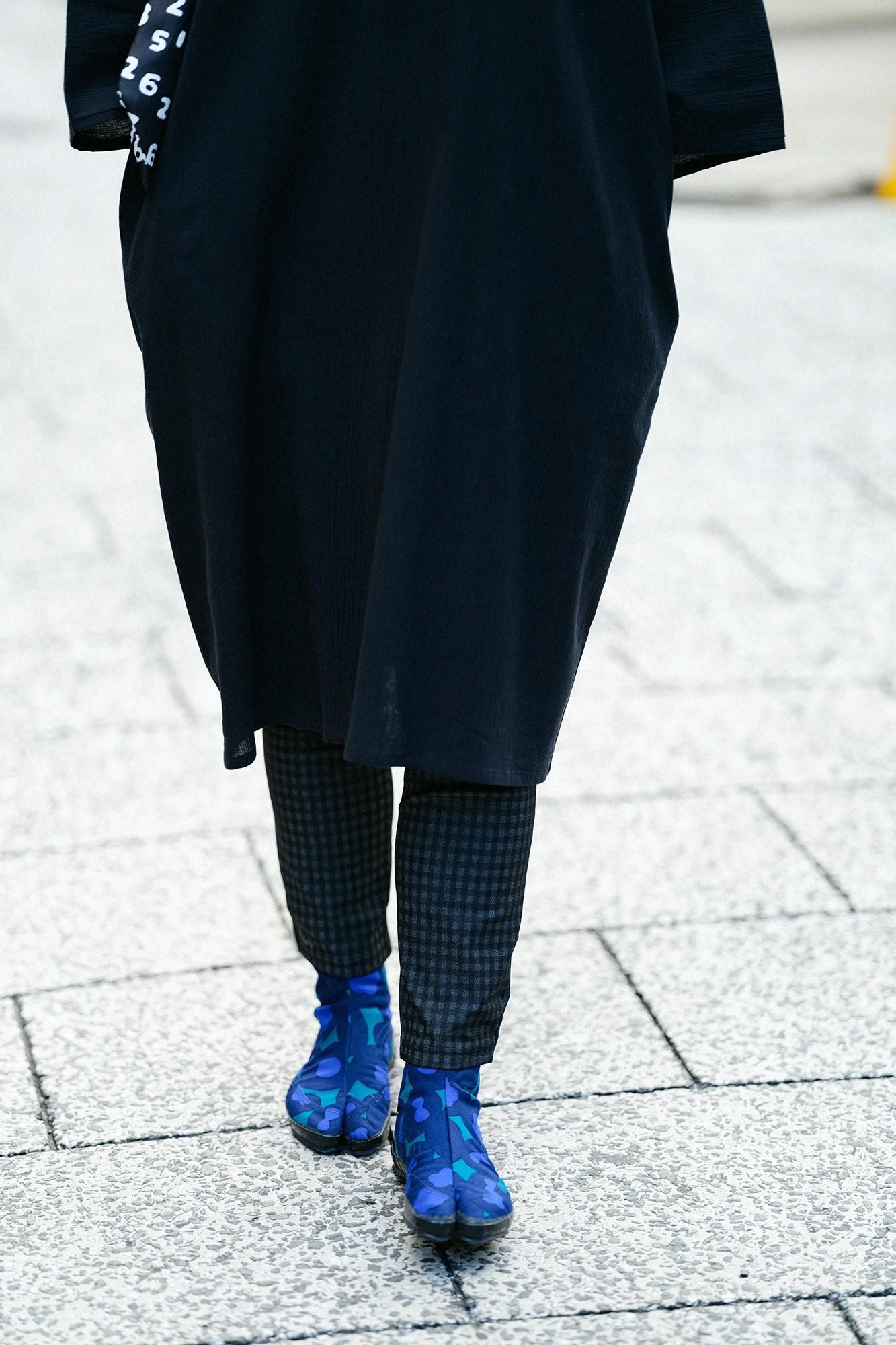 貼付まつり足袋/可憐(かれん)