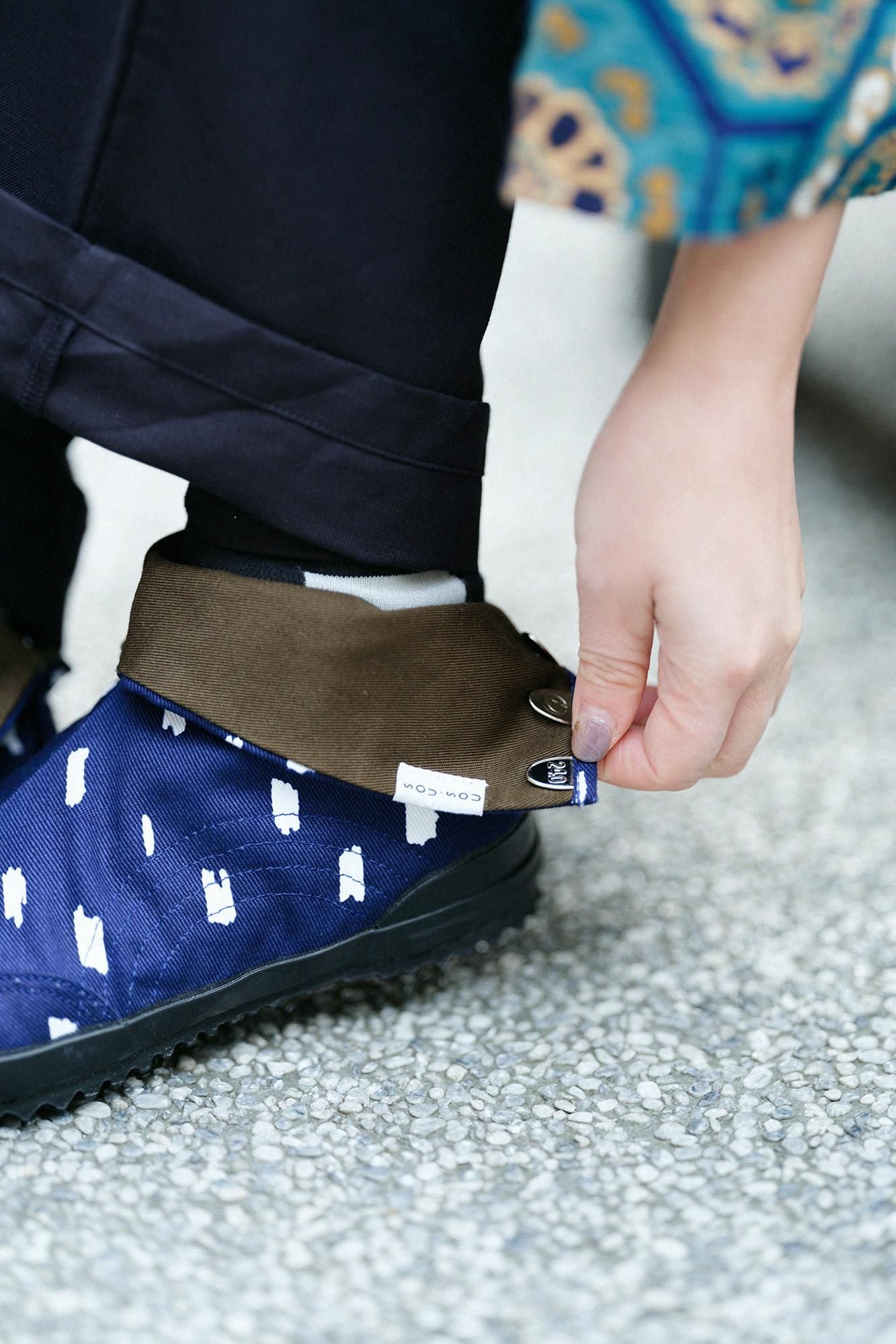 Festival Split Toe Tabi Shoes / Scattered Clouds