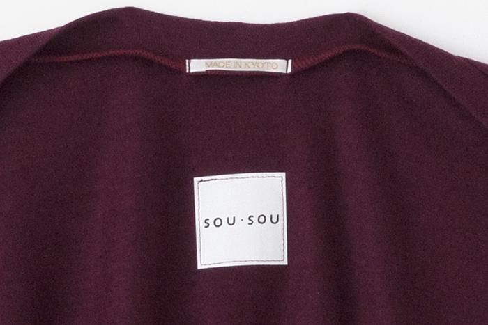 【官網限定】平針織 可洗羊毛飛鼠袖外披/酒紅色