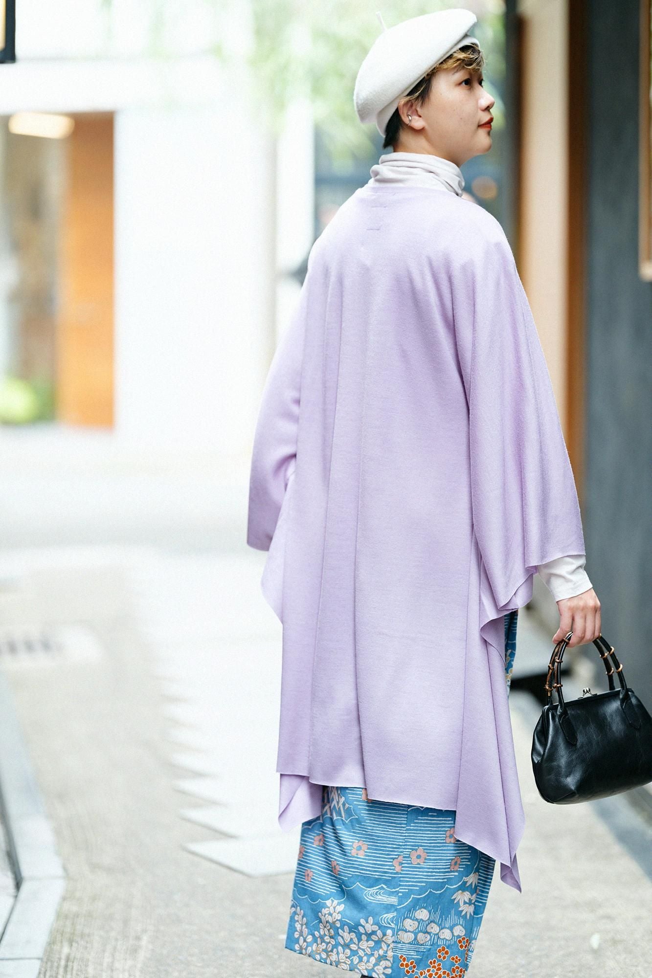 可水洗羊毛汗布 Musasabi/红紫红色