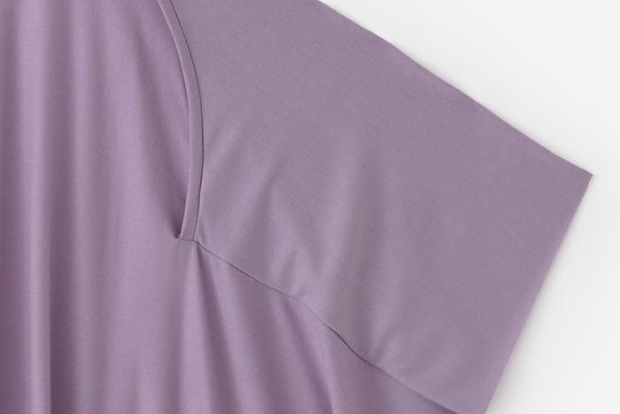 可水洗羊毛汗布 Musasabi/红紫红色