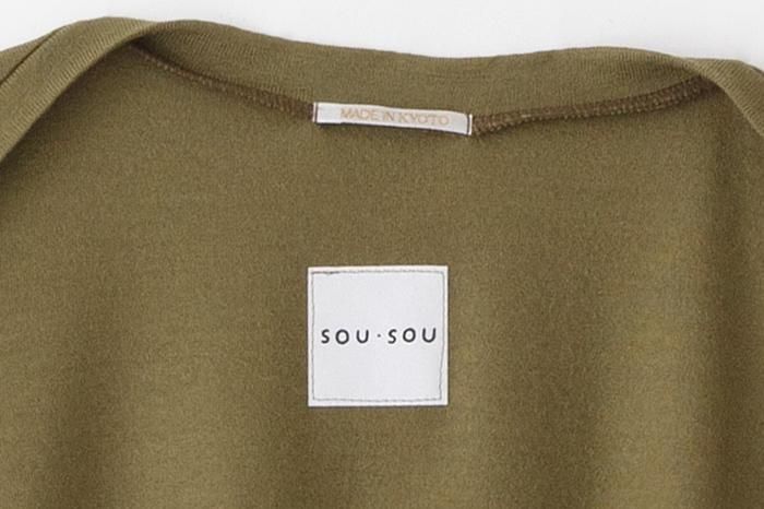 平針織 可洗羊毛飛鼠袖外披/茶褐色