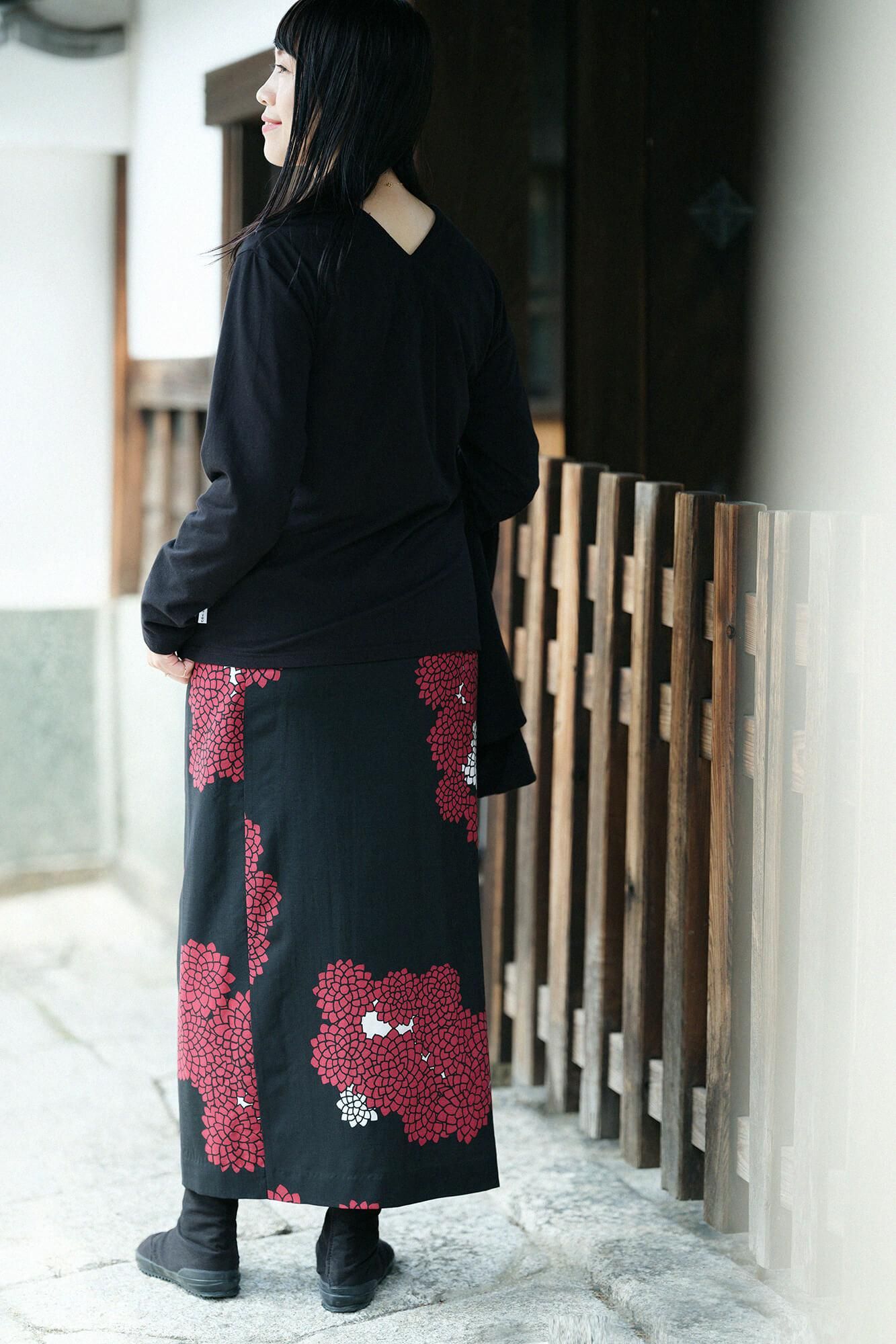 Musselin Koshiki/Chrysantheme in den Wolken