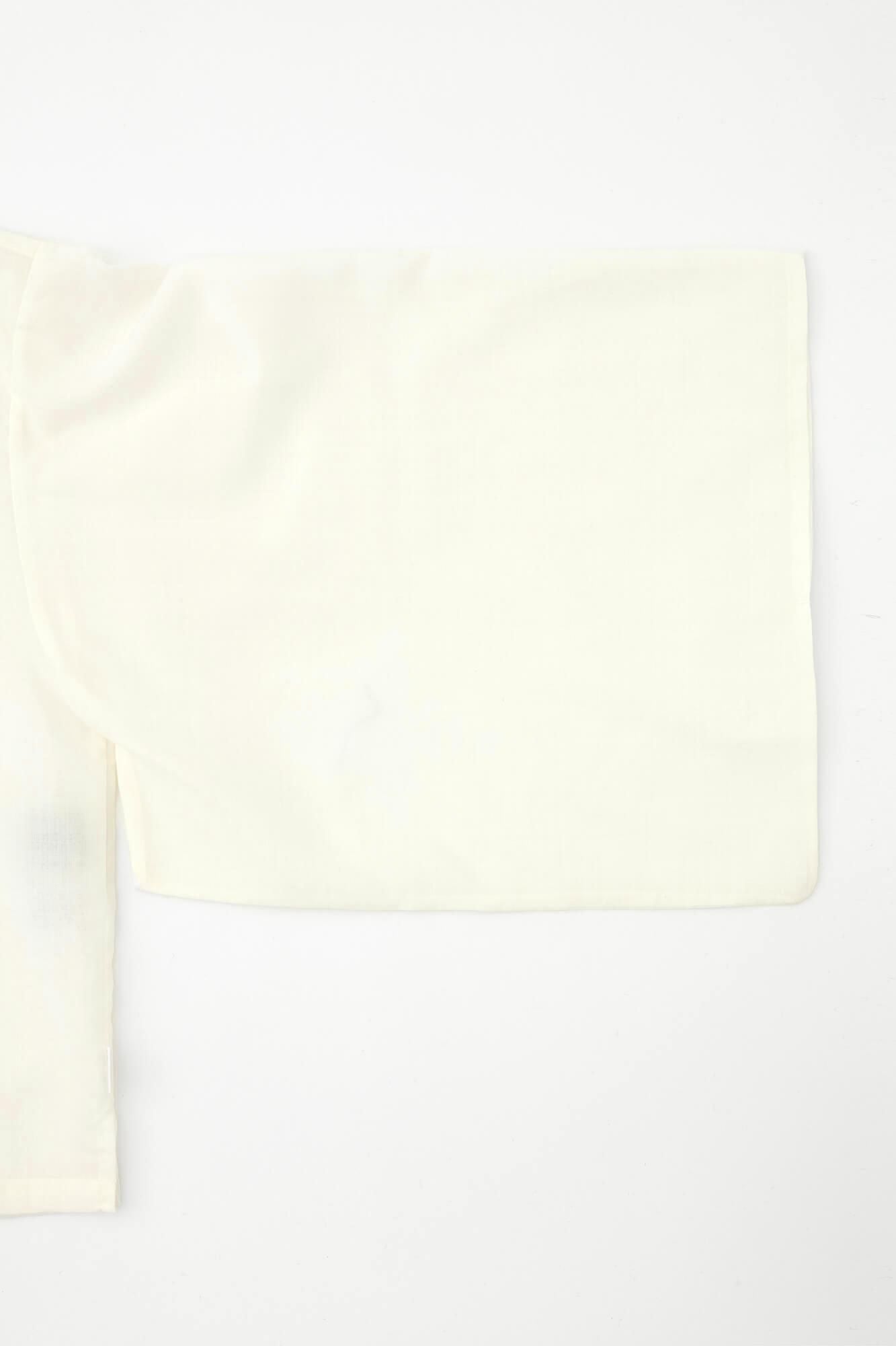 モスリン 草衣(そうい) 上(うえ)/胡粉色(ごふんいろ)