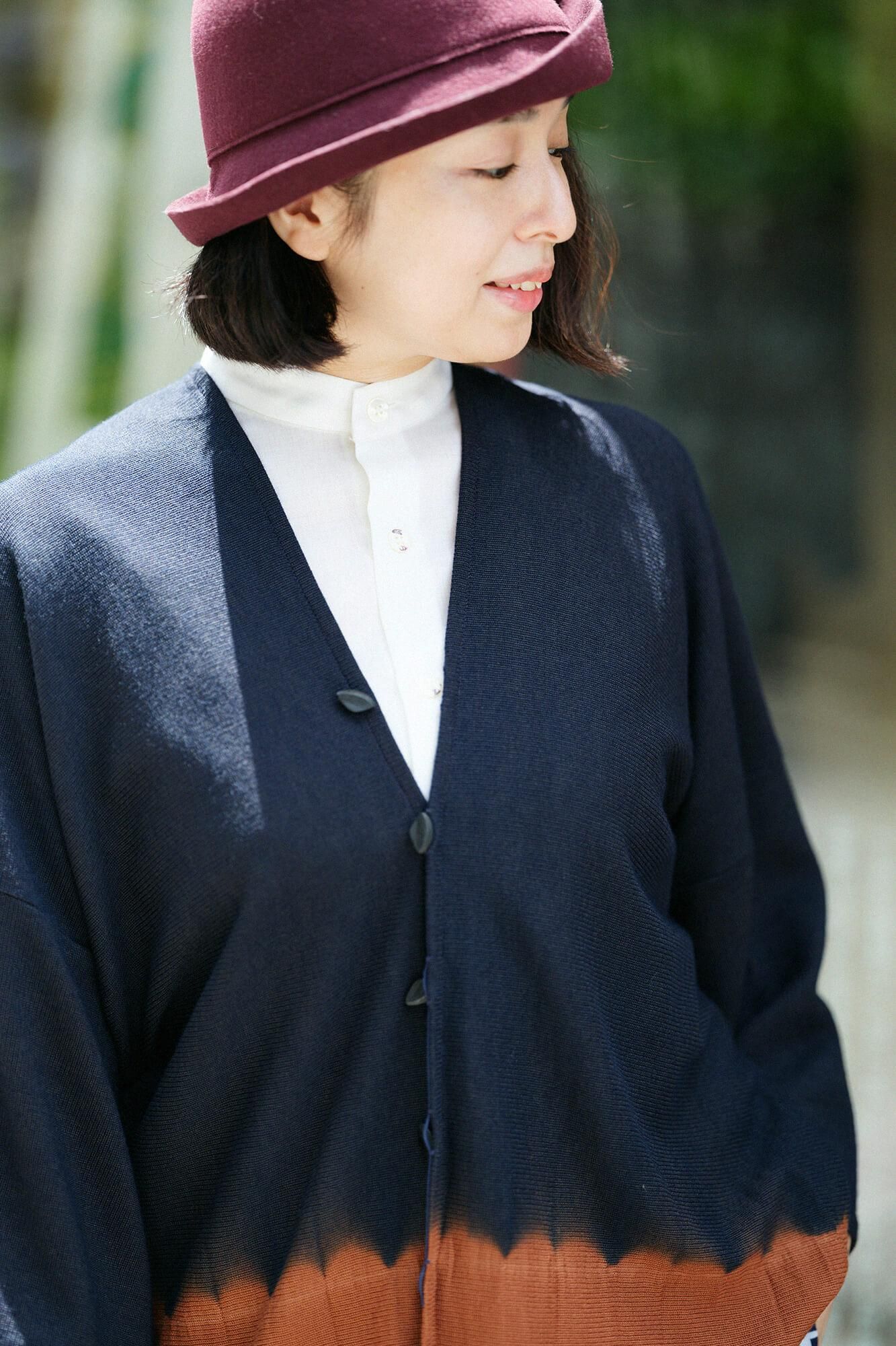 モスリン 草衣(そうい) 上(うえ)/胡粉色(ごふんいろ)