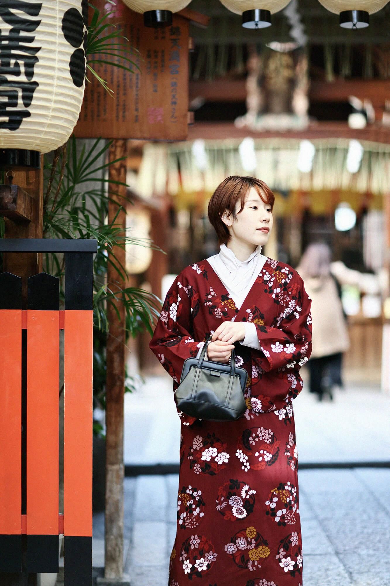 SOU・SOU× y'saccs 페이크 가죽 토트 가마 작은/검은색(당신이 그것을 입었다면 괜찮습니다) ×SO-SU-U콘