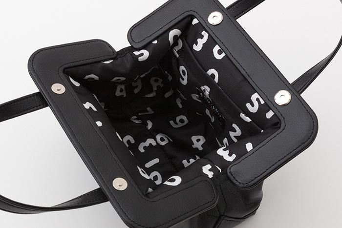 SOU・SOU× y'saccs 페이크 가죽 토트 가마 작은/검은색(당신이 그것을 입었다면 괜찮습니다) ×SO-SU-U콘