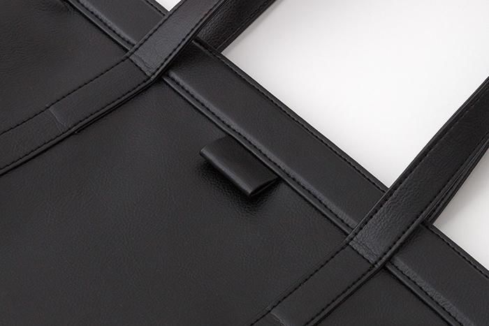 SOU・SOU×Y’SACCS フェイクレザー トートガマ 大/濡羽色(ぬればいろ)×SO-SU-U昆(こん)