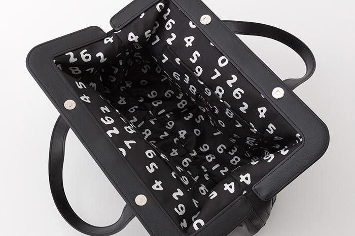 SOU・SOU×Y’SACCS フェイクレザー トートガマ 大/濡羽色(ぬればいろ)×SO-SU-U昆(こん)