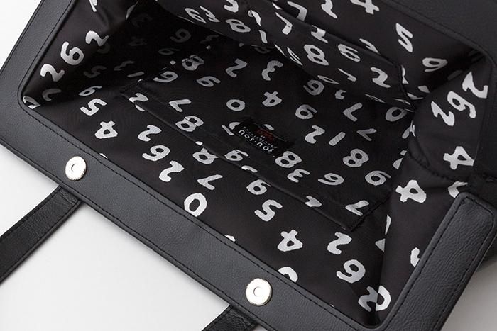 SOU・SOU×Y’SACCS フェイクレザー トートガマ 大/濡羽色(ぬればいろ)×SO-SU-U昆(こん)