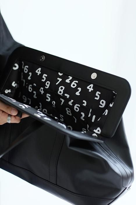 SOU・SOU×Y’SACCS フェイクレザー トートガマ 大/濡羽色(ぬればいろ)×SO-SU-U昆(こん)