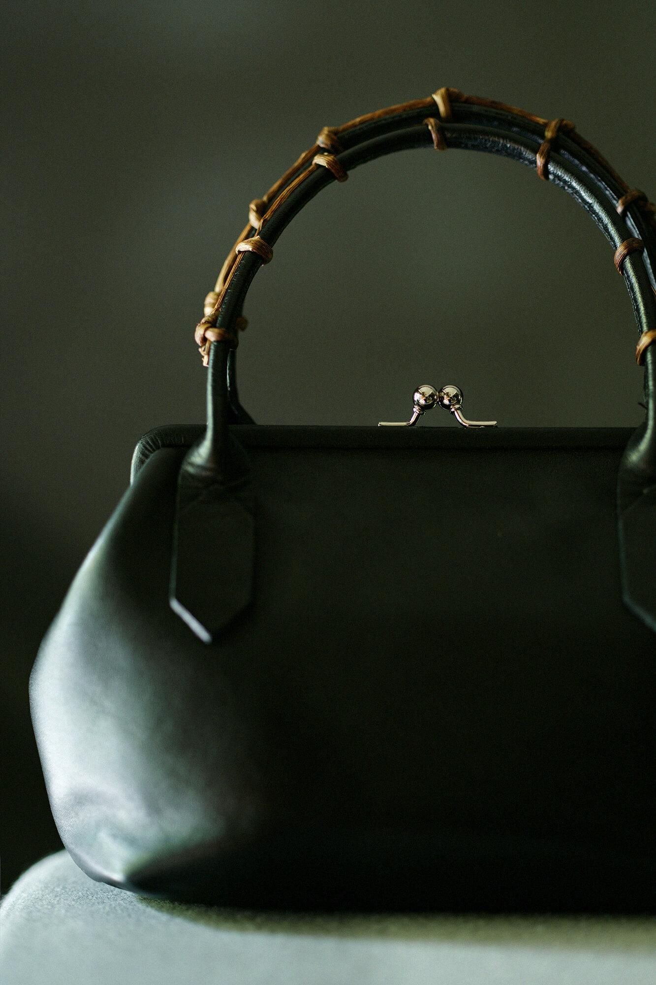 SOU・SOU×Y’SACCS 藤蔓手提(ふじづるてさげ)がま/濡羽色(ぬればいろ)×SO-SU-U