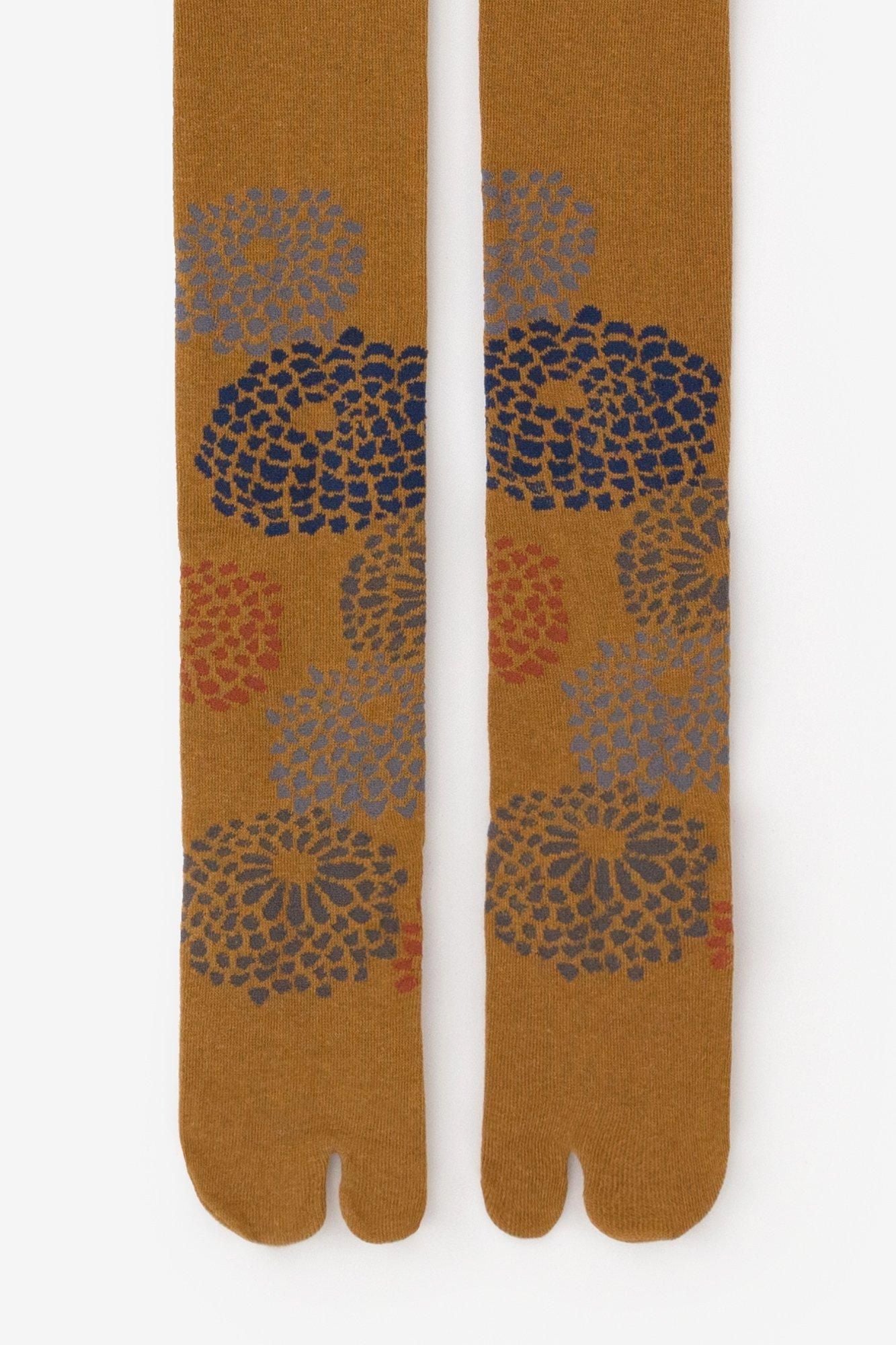 스타킹 타비/국화 겨자색