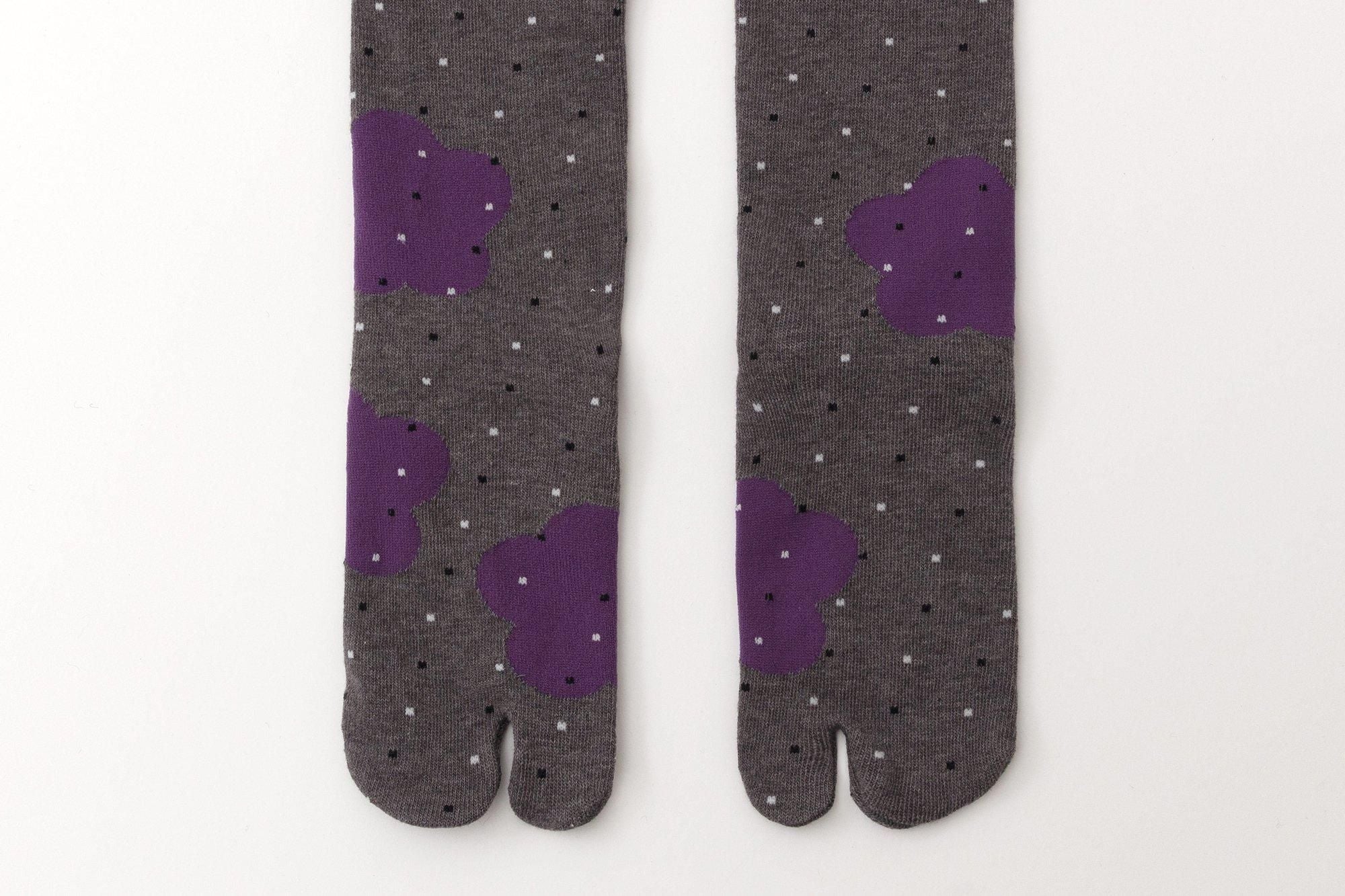 分趾褲襪/立春 鉛色