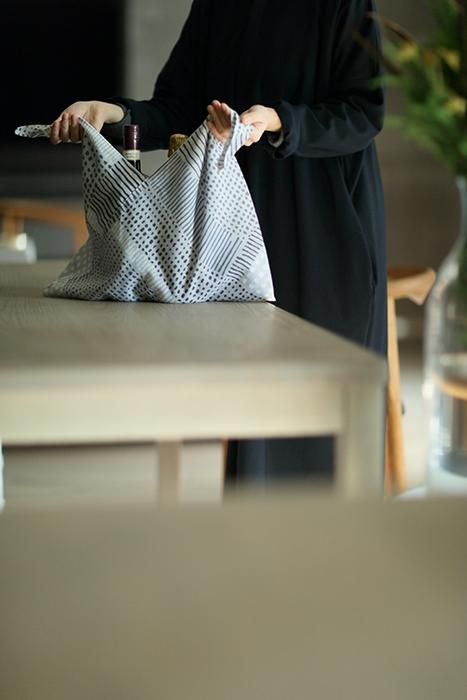 Isemomen Cotton Eco Bag / Field Large Pale Ink