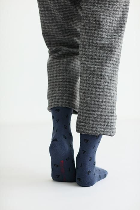 Pile Lining Tabi Socks (Mid-calf)/SO-SU-U Ink Blue【Men・Women】