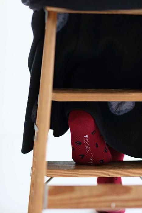 Pile Lining Tabi Socks (Mid-calf)/SO-SU-U Dark Red【Men・Women】