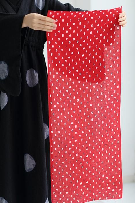 ISE棉花纺织品Tenugui/mame so-su-u kokihi