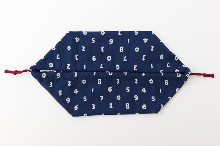 이세모멘 오무스비 주머니/콩SO-SU-U 남색