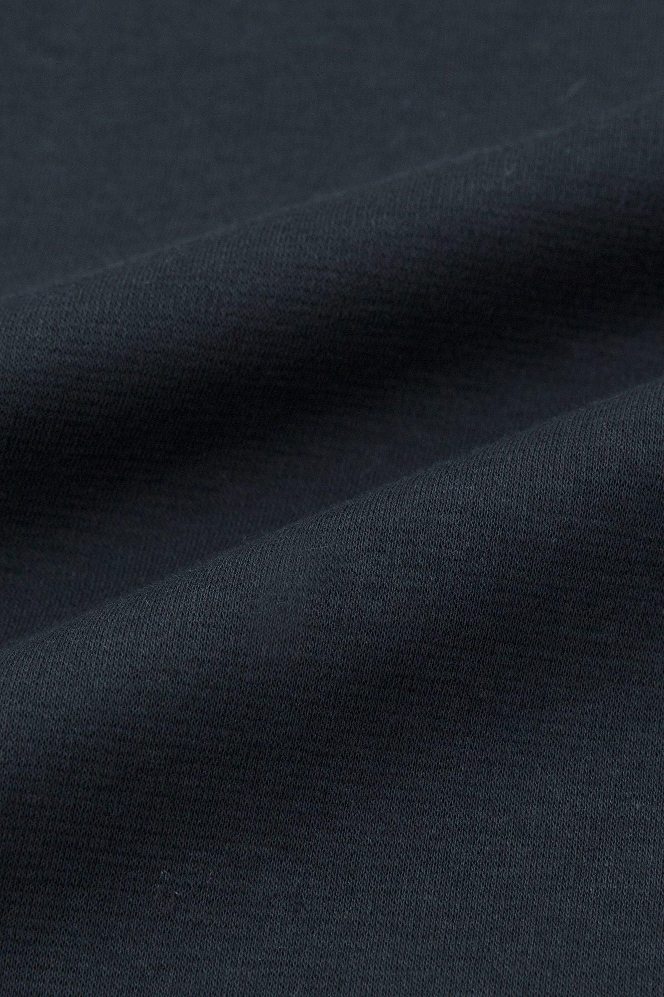 羅紋針織布 船領 長袖長版上衣/深綠色