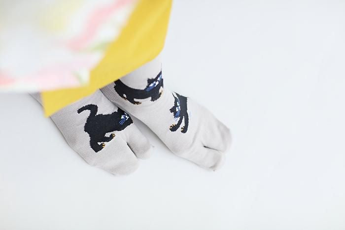 Tabi Socks (Mid-calf)/Cat【Men・Women】