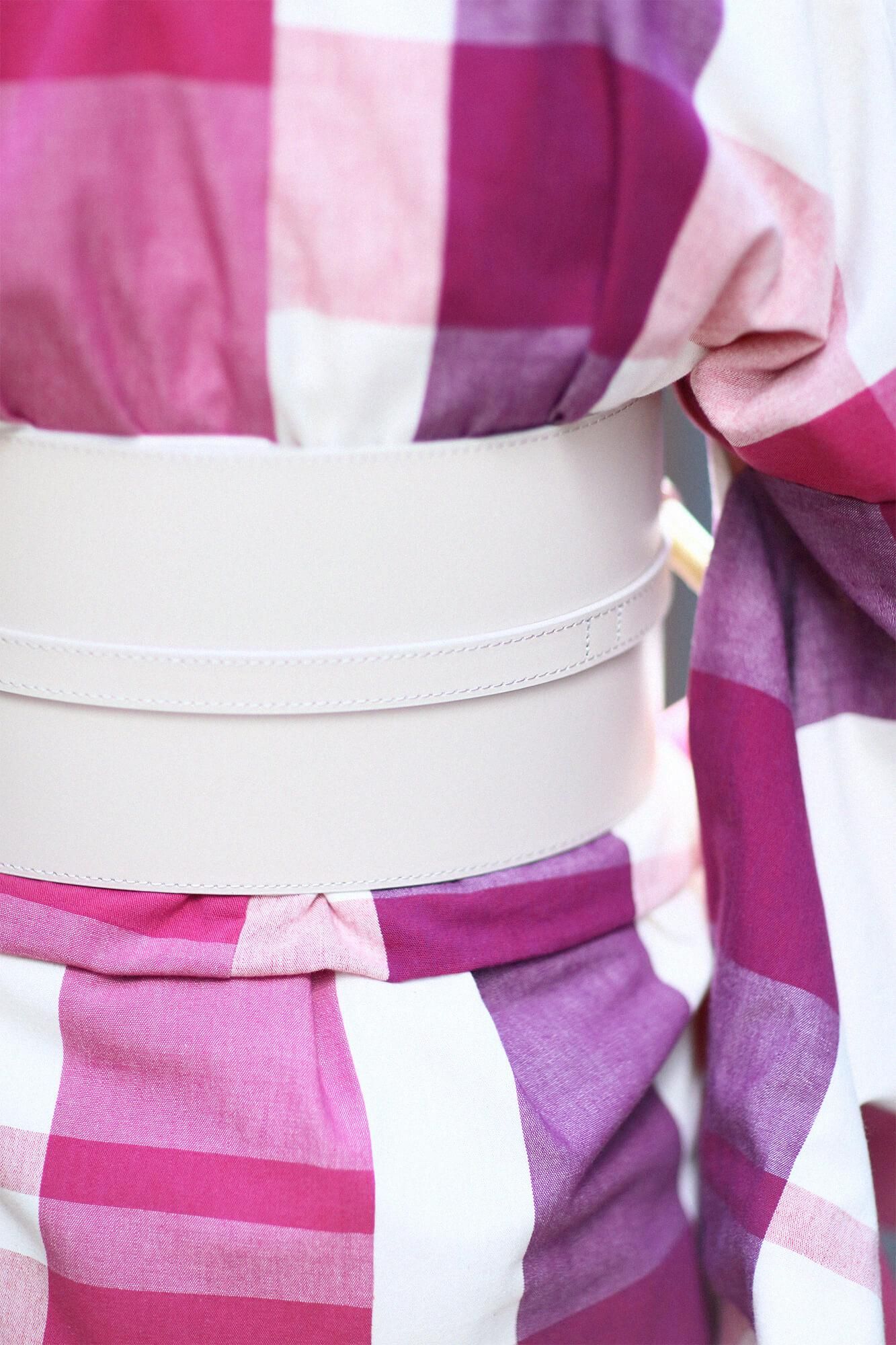 【※不包括縫製費用】伊勢木綿(20/20) 和服布/宇治橋格子 牡丹色