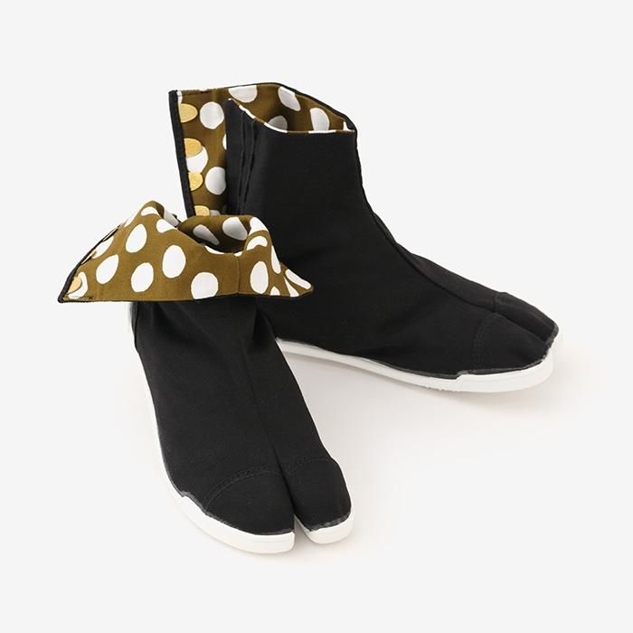 股付5枚足袋／濡羽色（ぬればいろ）