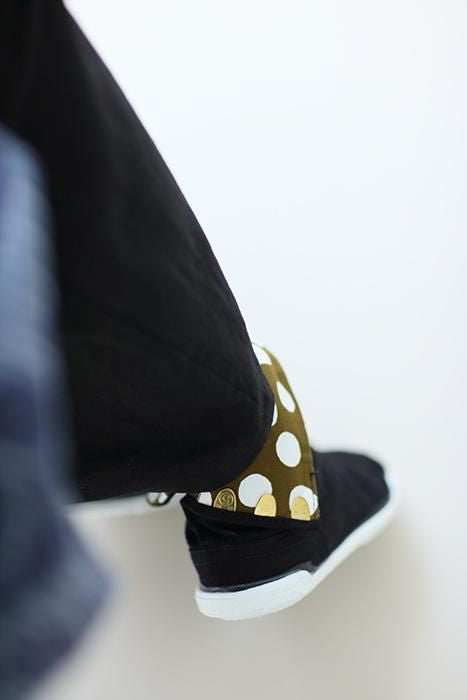 5 件式分趾足袋/湿色