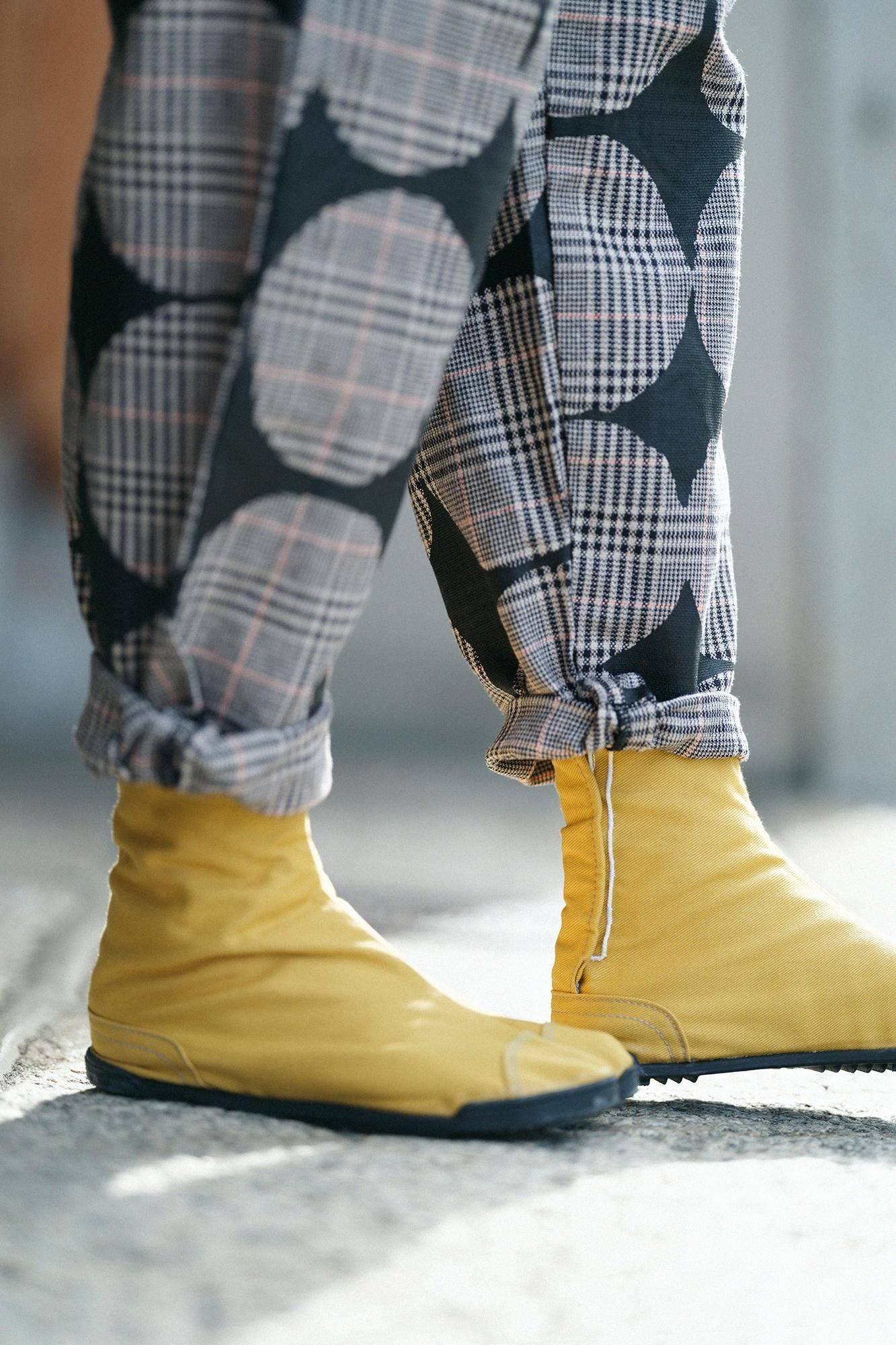 5 tabi带有crot /芥末颜色(kurashiro)