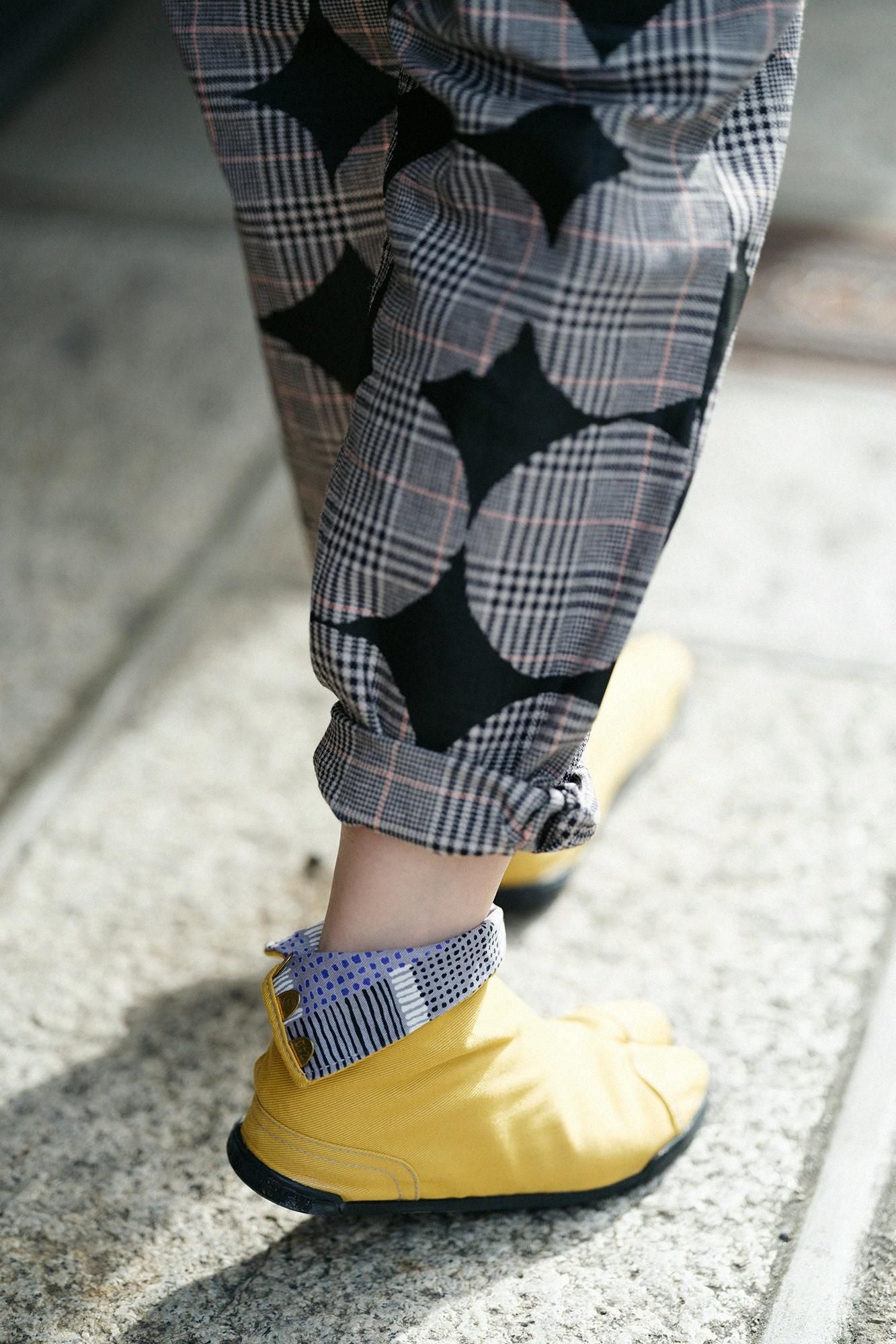 5 tabi带有crot /芥末颜色(kurashiro)