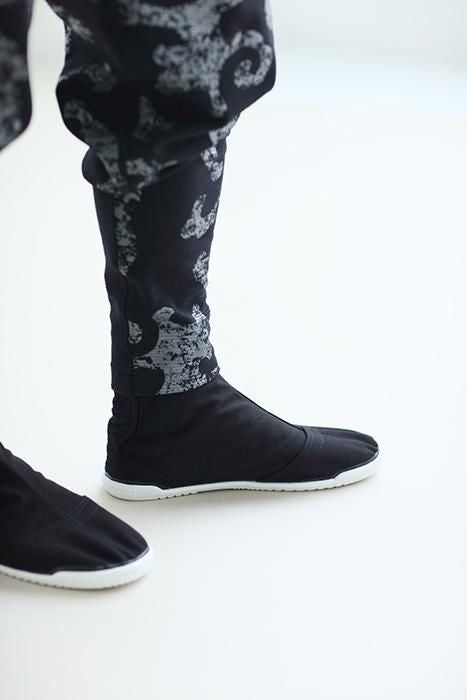 5 chaussettes Tabi arrondies / couleur plume humide (en acier inoxydable)