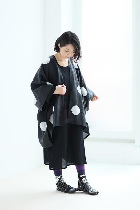 Tabi 5 pièces avec entrejambe/brocart doré couleur nuit (Kinrandonsu Yashiki)