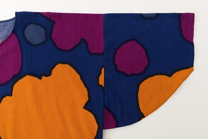 Chizimi Cotton 20/20 Naginata Rectangular Dress / Growth