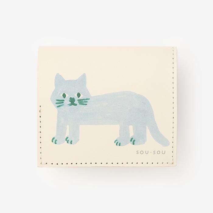 SOU・SOU × クアトロガッツ 小さいふ 福(ふく) ねこ SOU・SOU×クアトロガッツ 小さいふ。／福（ふく）ねこ