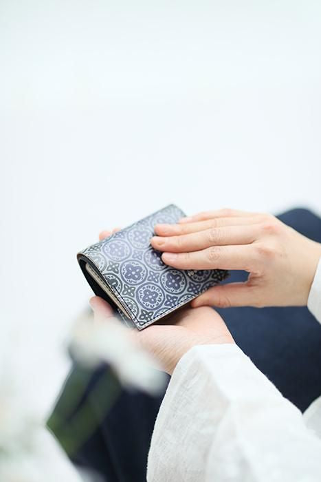 SOU・SOU×QUATRO GATS 手掌錢包/接續花紋