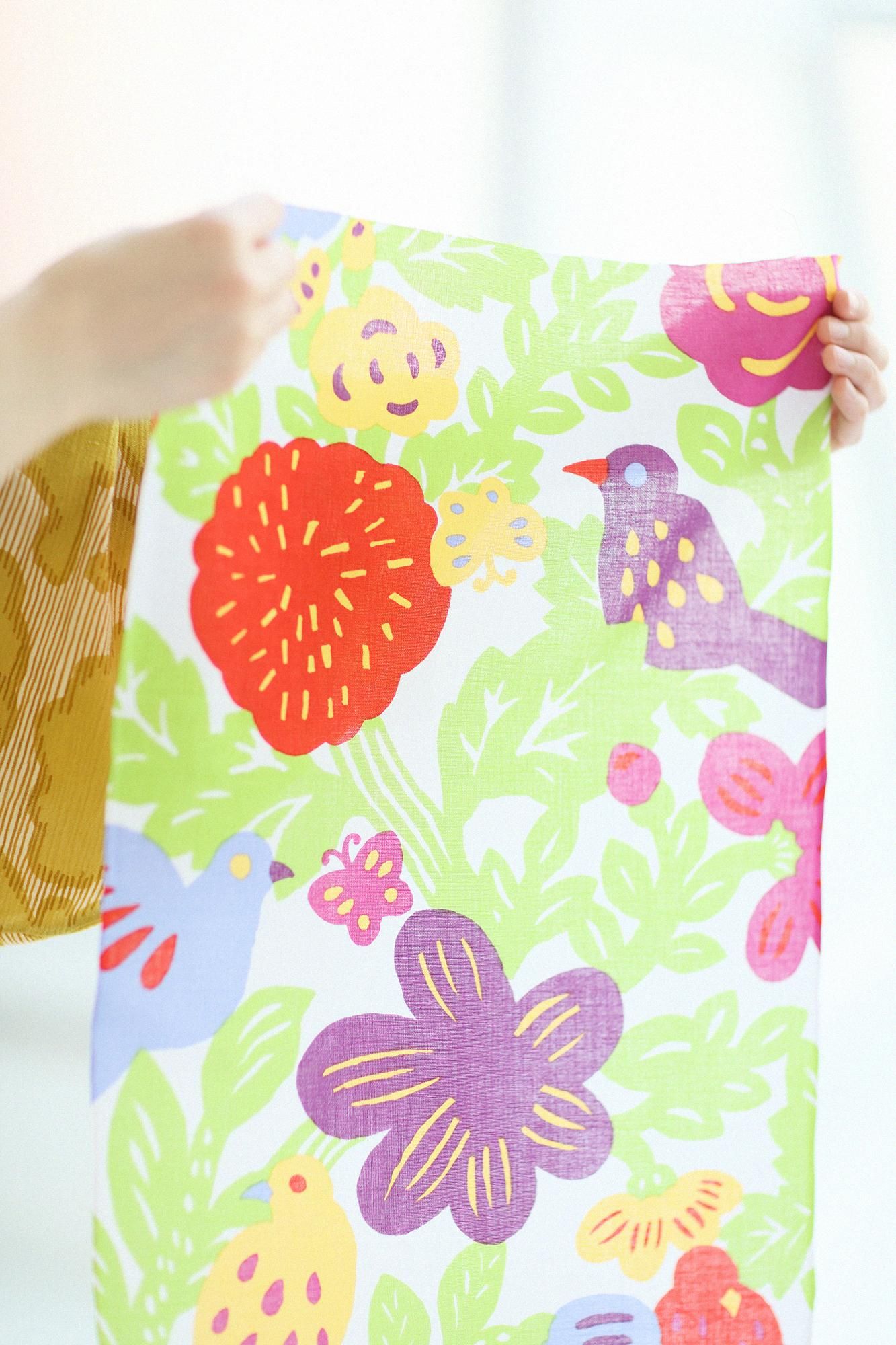 Isemomen Cotton Textile Handkerchief / Bird