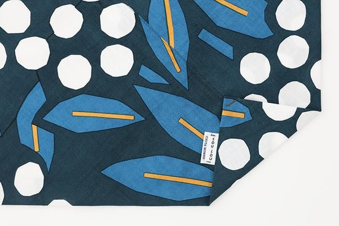 知多木綿 20/20 小巾折 穏(こはばおり おだやか)/南天竹(なんてんちく)